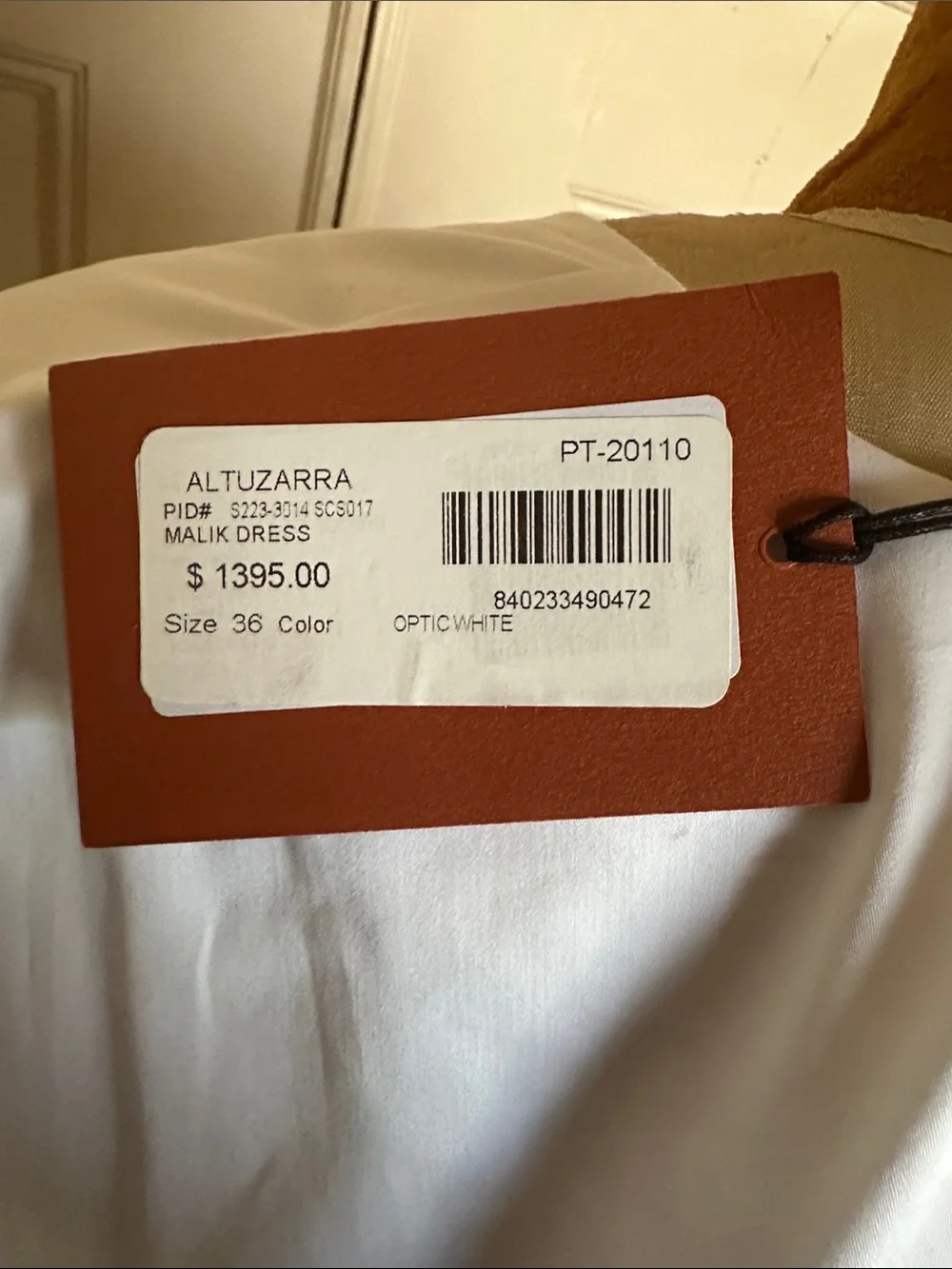 Altuzarra-Malik Plunging D-Ring Mini Dress